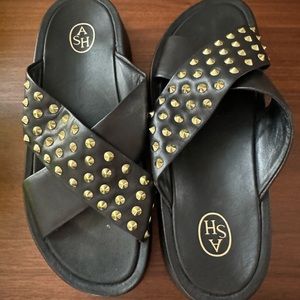 ASH Vegas Sandal never worn outside size 39 Studs Leather